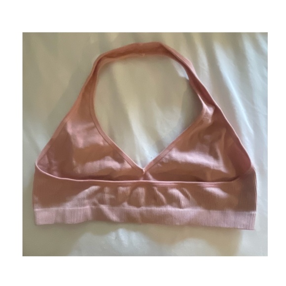 NWOT SEXY RIBBED PINK BRALETTE AND THONG SET! - Picture 5 of 7